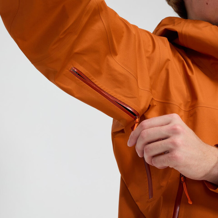 mens summit seeker gore-tex jacket - orange berghaus