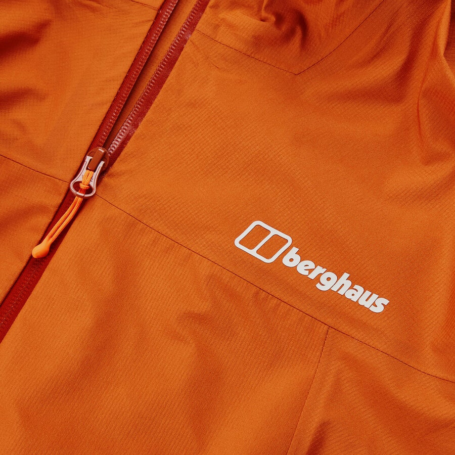 mens summit seeker gore-tex jacket - orange berghaus