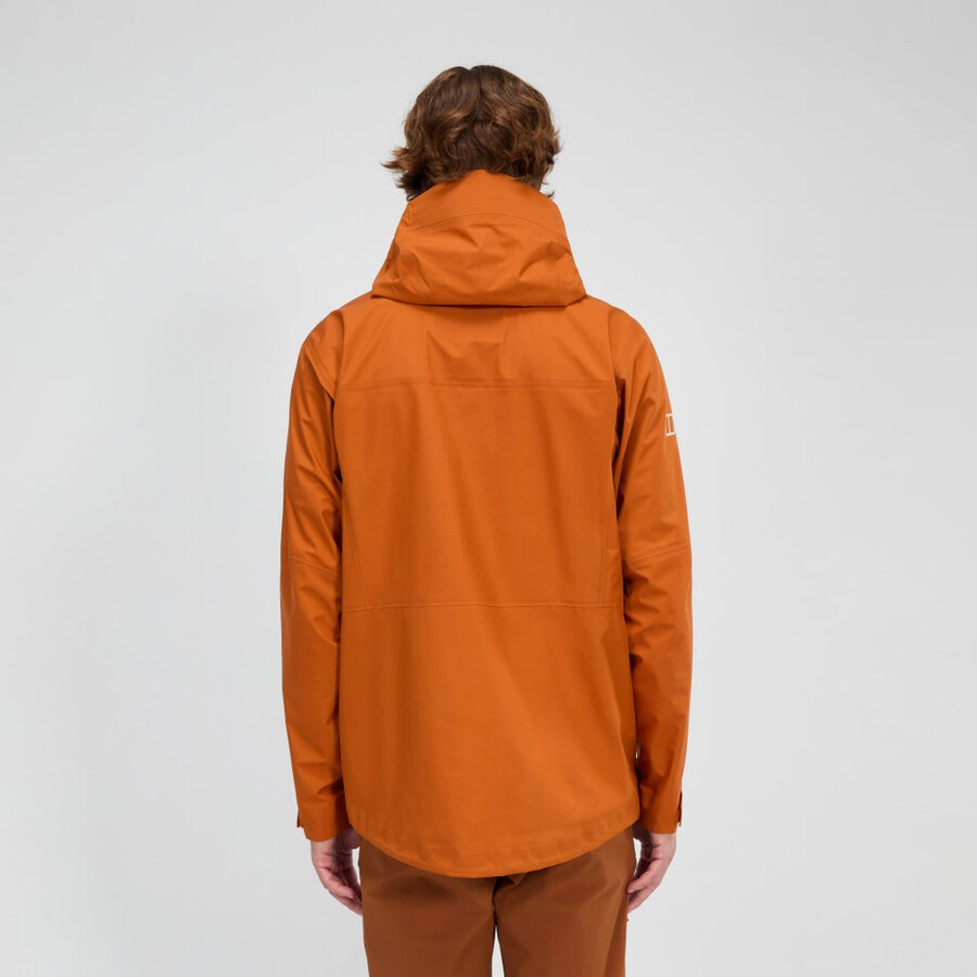 mens summit seeker gore-tex jacket - orange berghaus