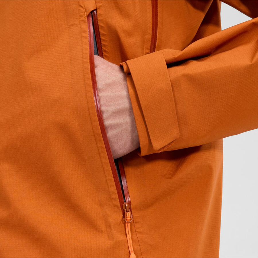 mens summit seeker gore-tex jacket - orange berghaus