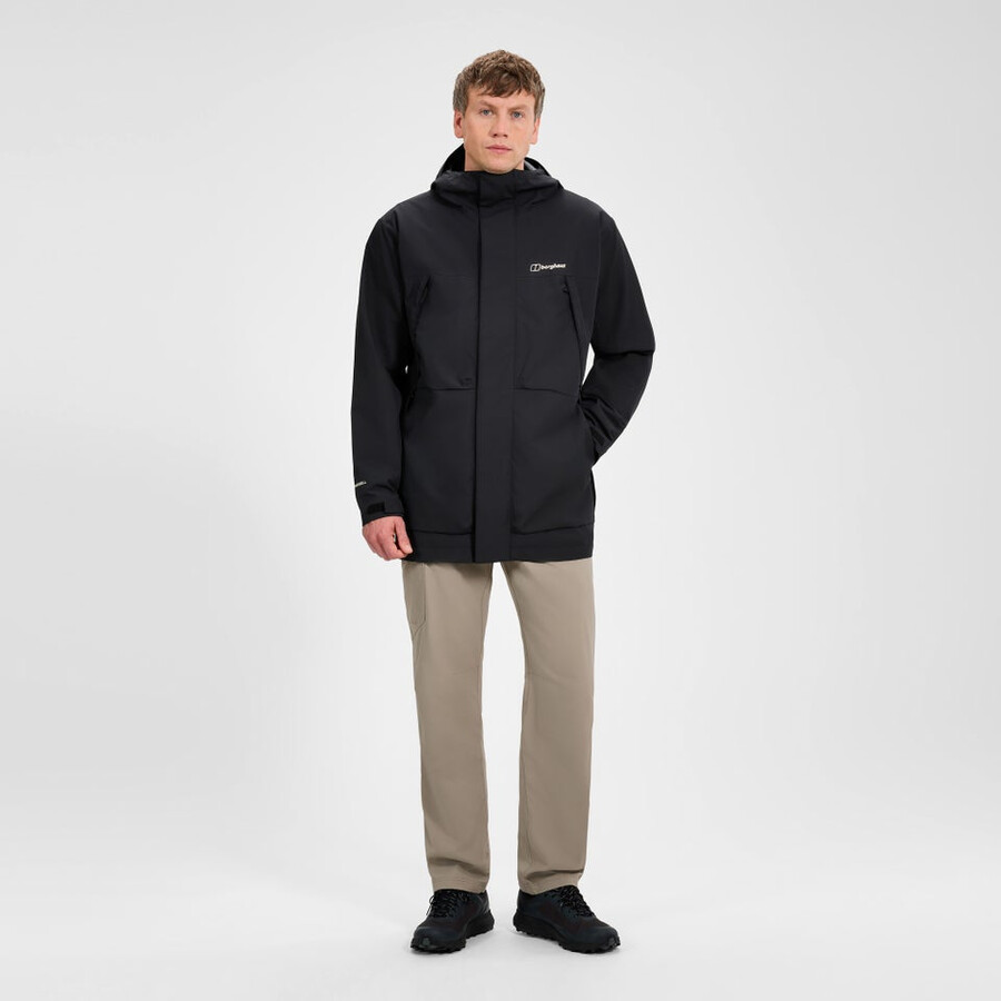 mens wansbeck parka - black berghaus