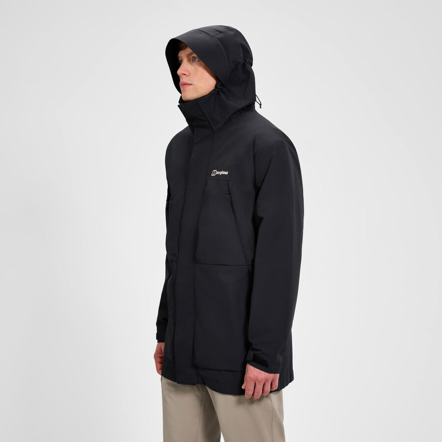 mens wansbeck parka - black berghaus