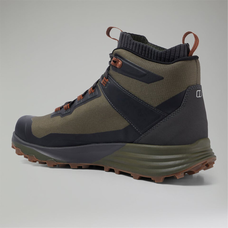 mens vc22 mid gore-tex - dark browndark green berghaus