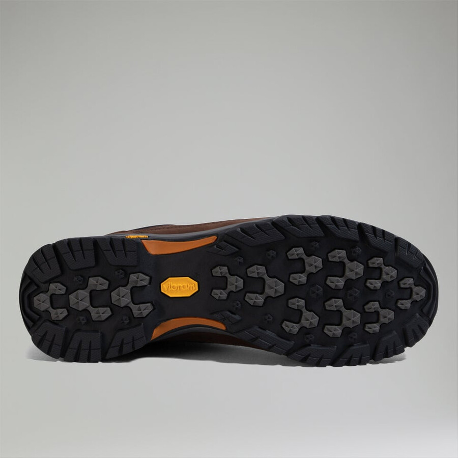 mens fellmaster active gore-tex 2.0 shoe - brownorange berghaus