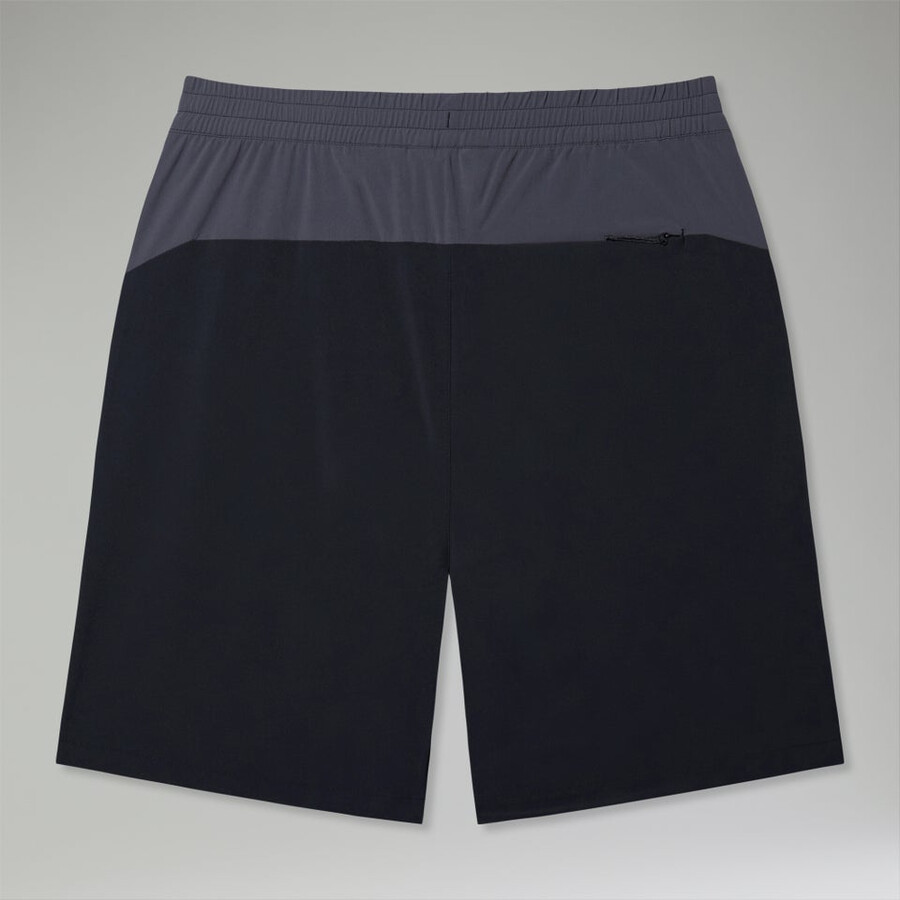 mens wandermoor wind short blackgrey berghaus