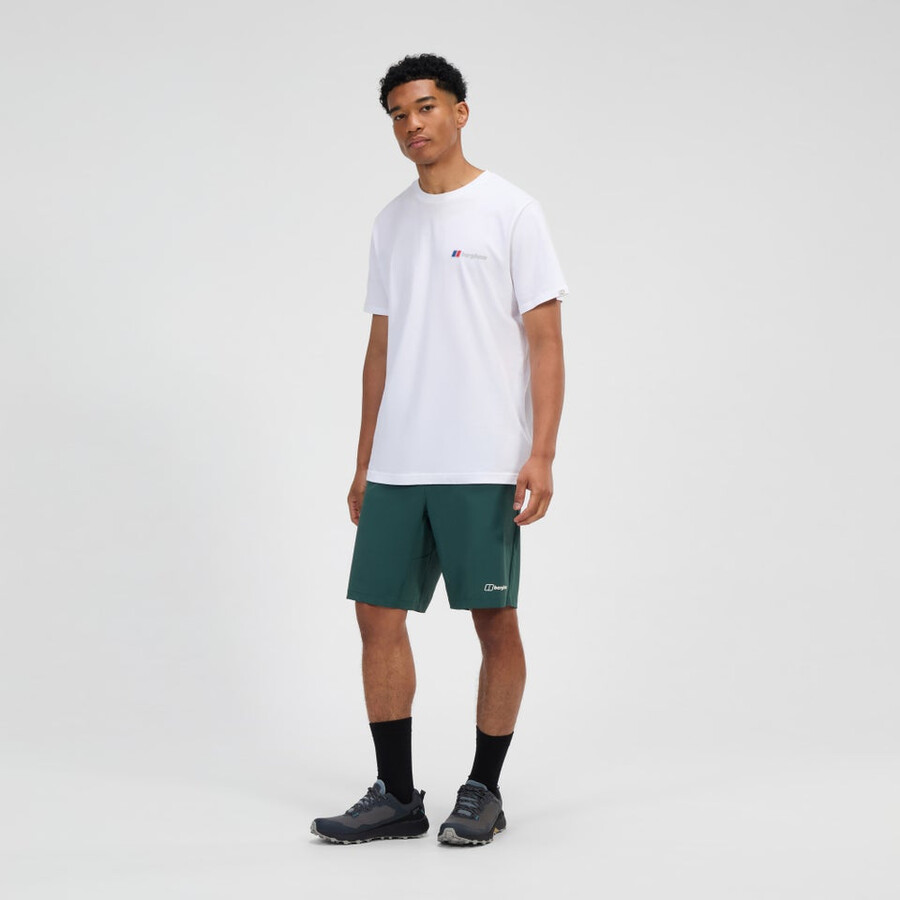 mens wandermoor wind short - green berghaus