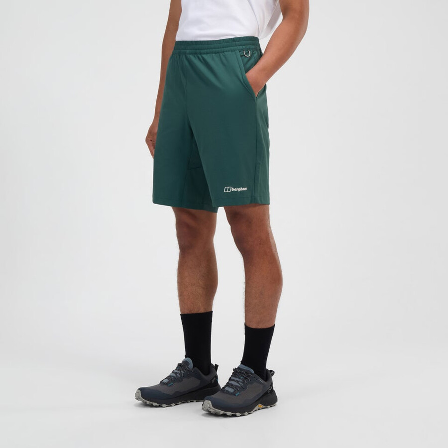 mens wandermoor wind short - green berghaus
