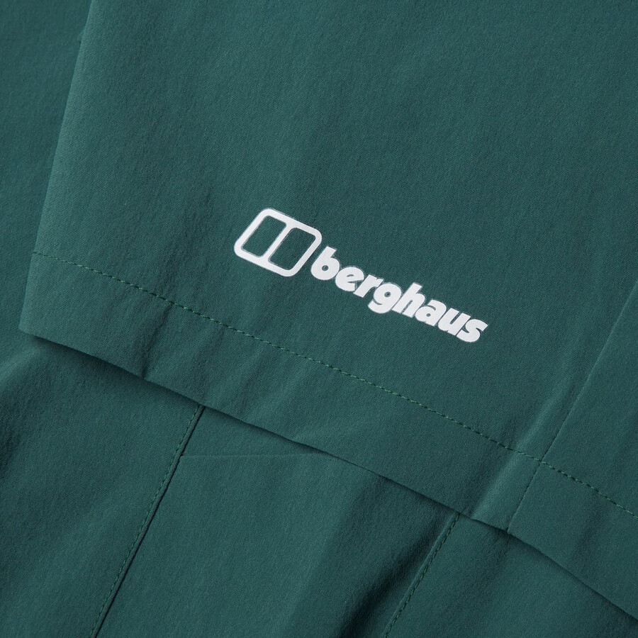 mens wandermoor wind short - green berghaus