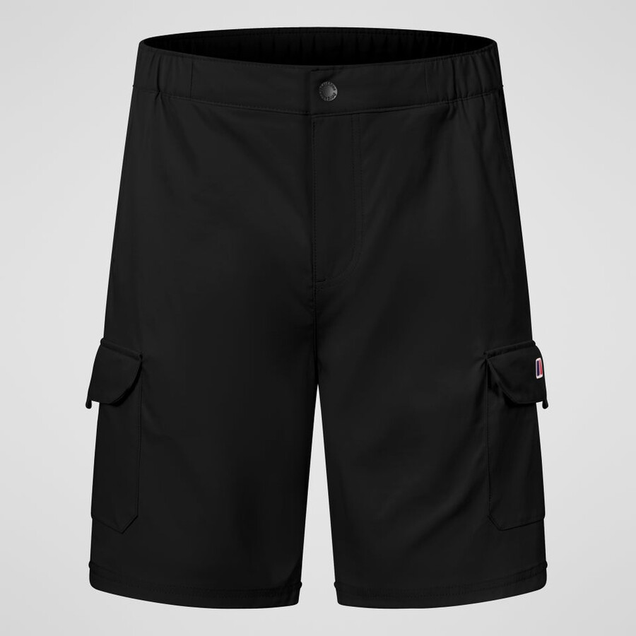 mens kirkfell cargo short - black berghaus