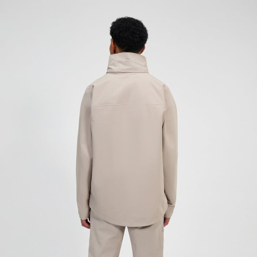 mens rg alpha 2.0 waterproof jacket - grey berghaus