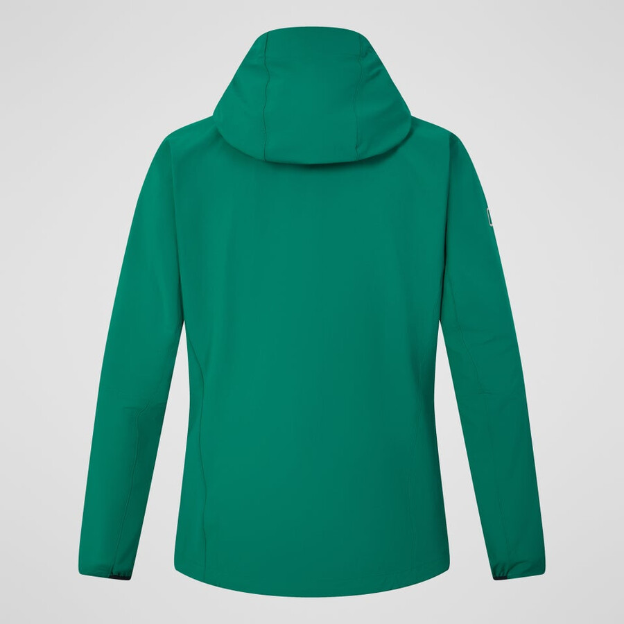 mens ridge-roamer lite softshell jacket - green berghaus