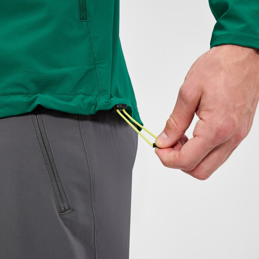 mens ridge-roamer lite softshell jacket - green berghaus
