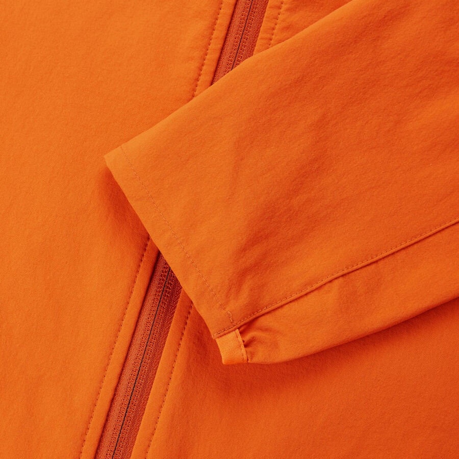mens ridge-roamer lite softshell jacket - orange berghaus