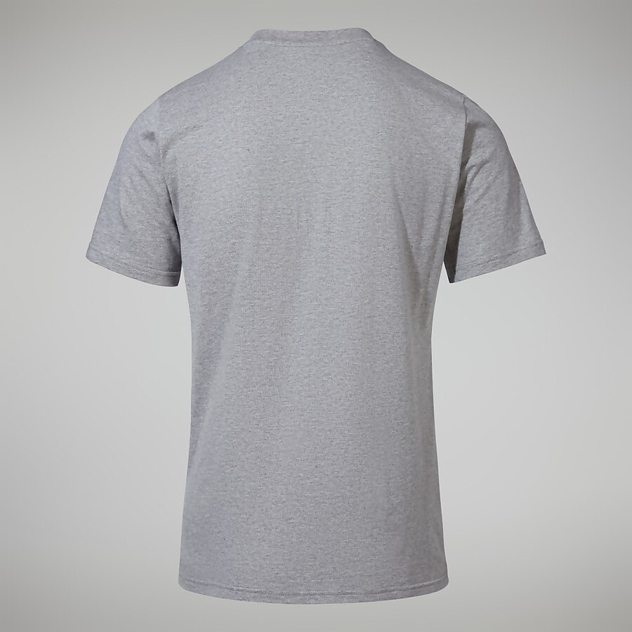 mens big classic logo tee dark grey berghaus