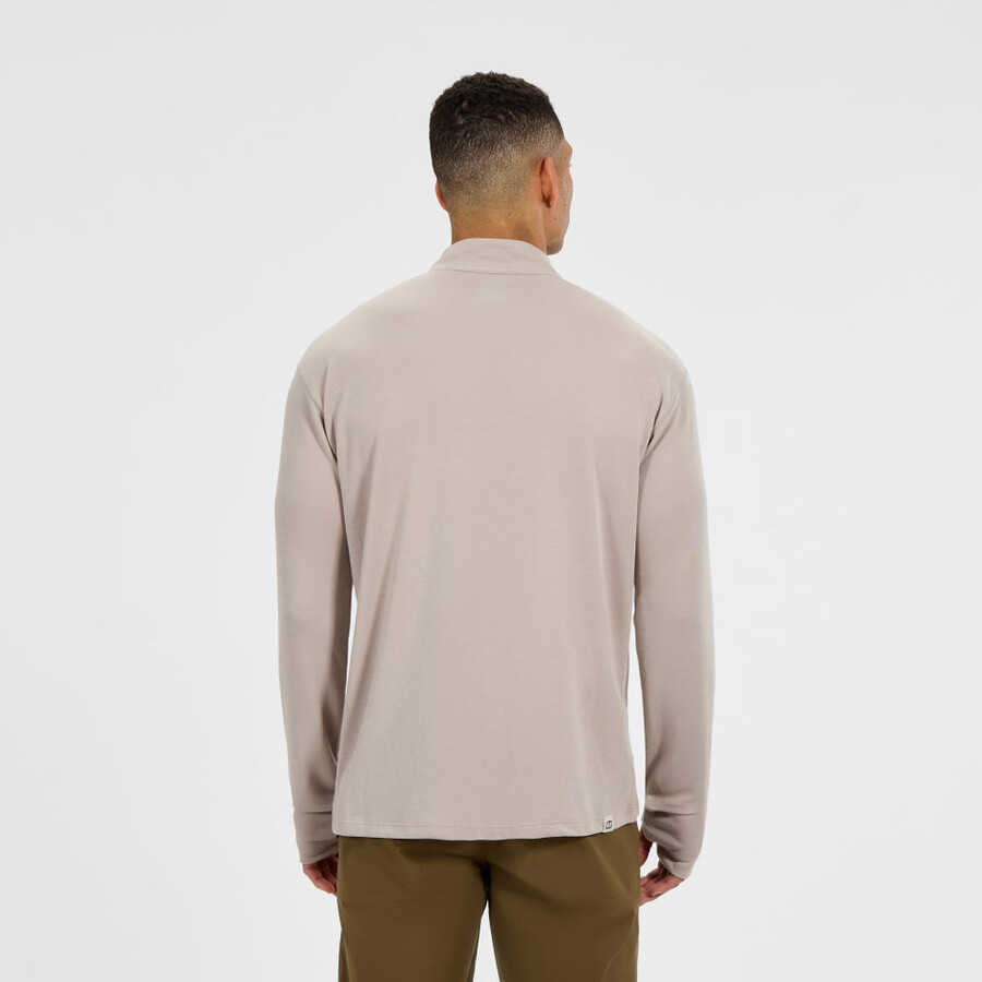 mens ivyhill half zip top - grey berghaus