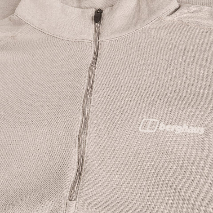 mens ivyhill half zip top - grey berghaus