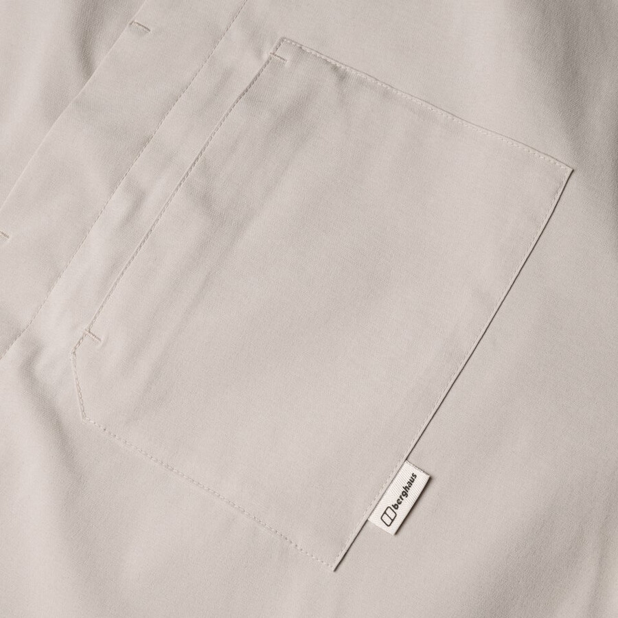 mens explorer ls overshirt - grey berghaus
