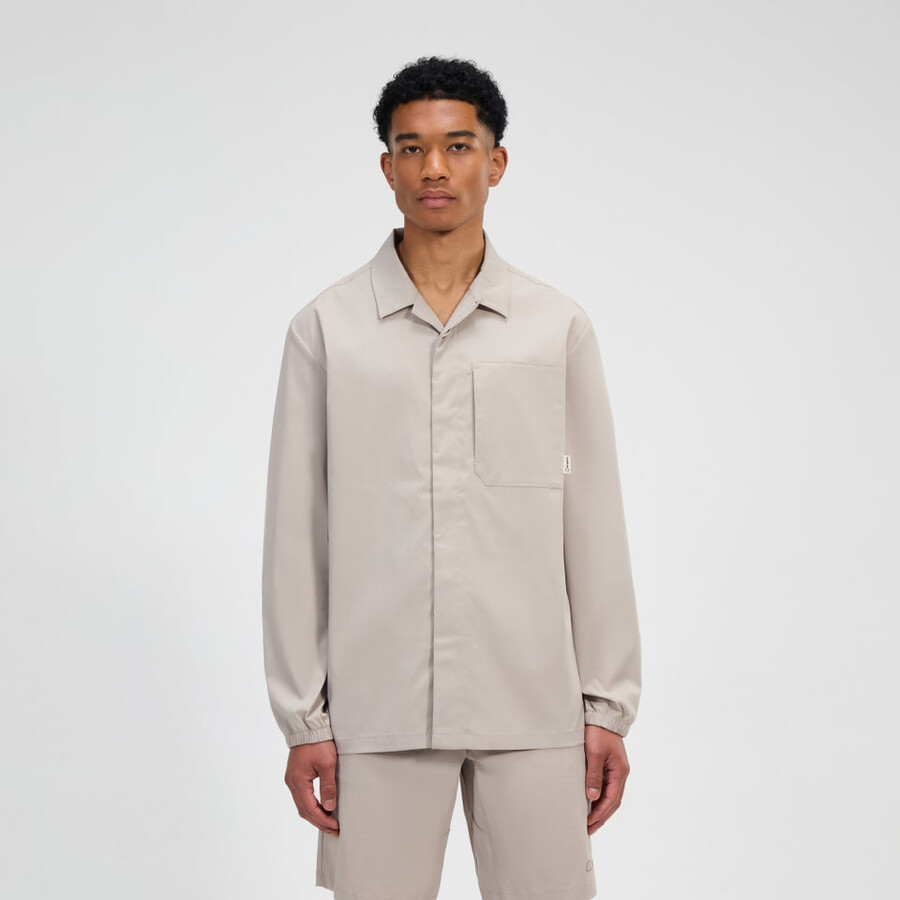 mens explorer ls overshirt - grey berghaus