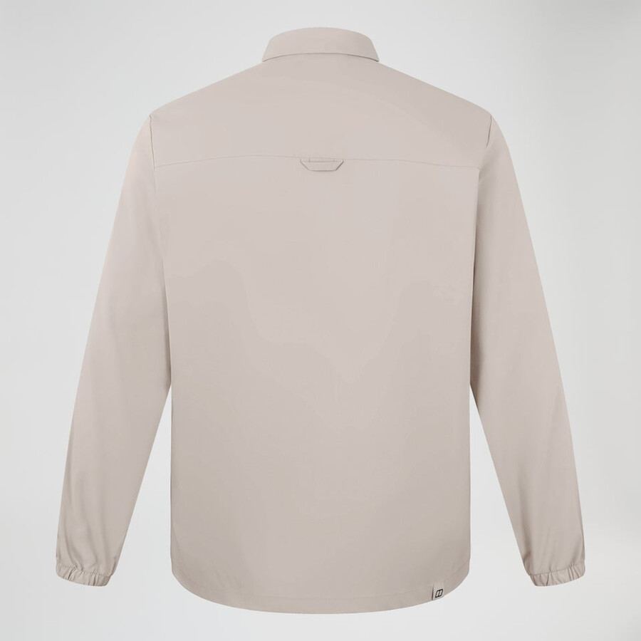 mens explorer ls overshirt - grey berghaus