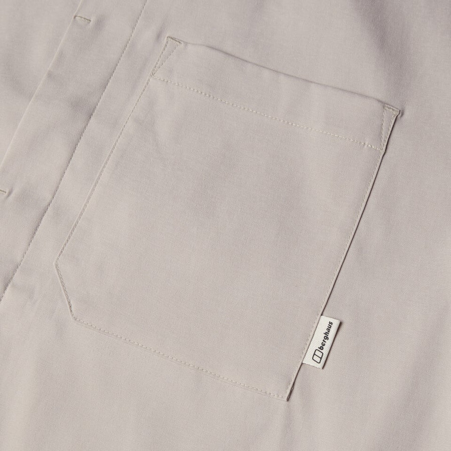 mens explorer ss overshirt - grey berghaus