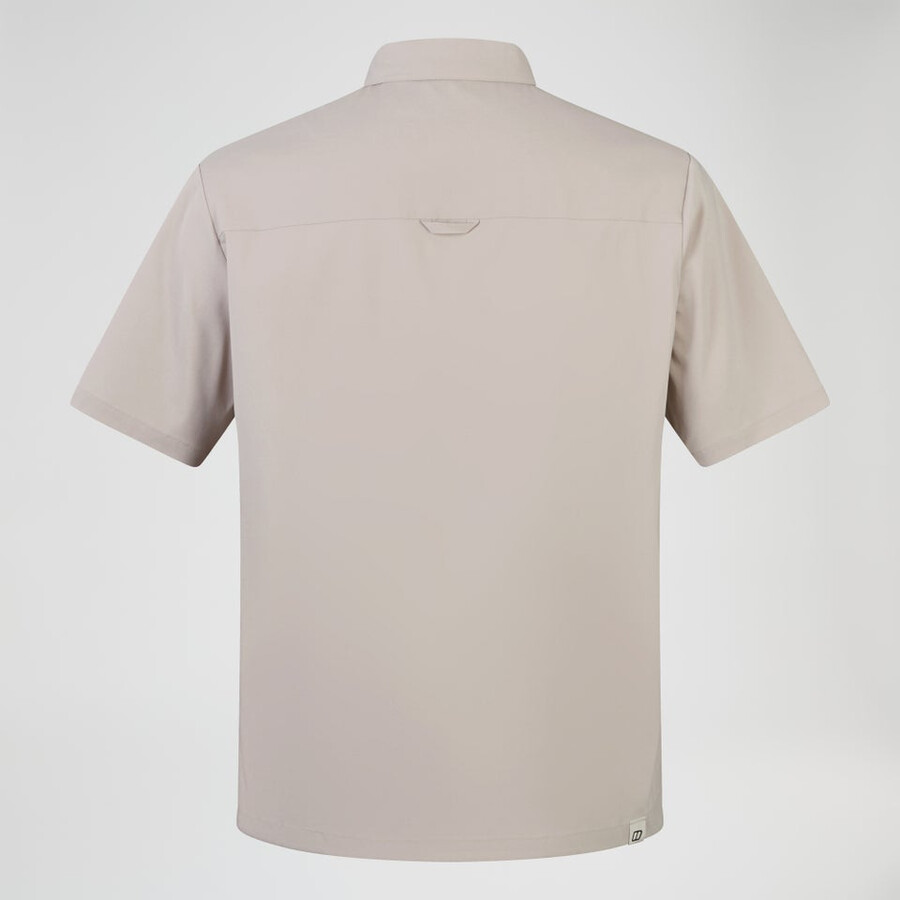 mens explorer ss overshirt - grey berghaus