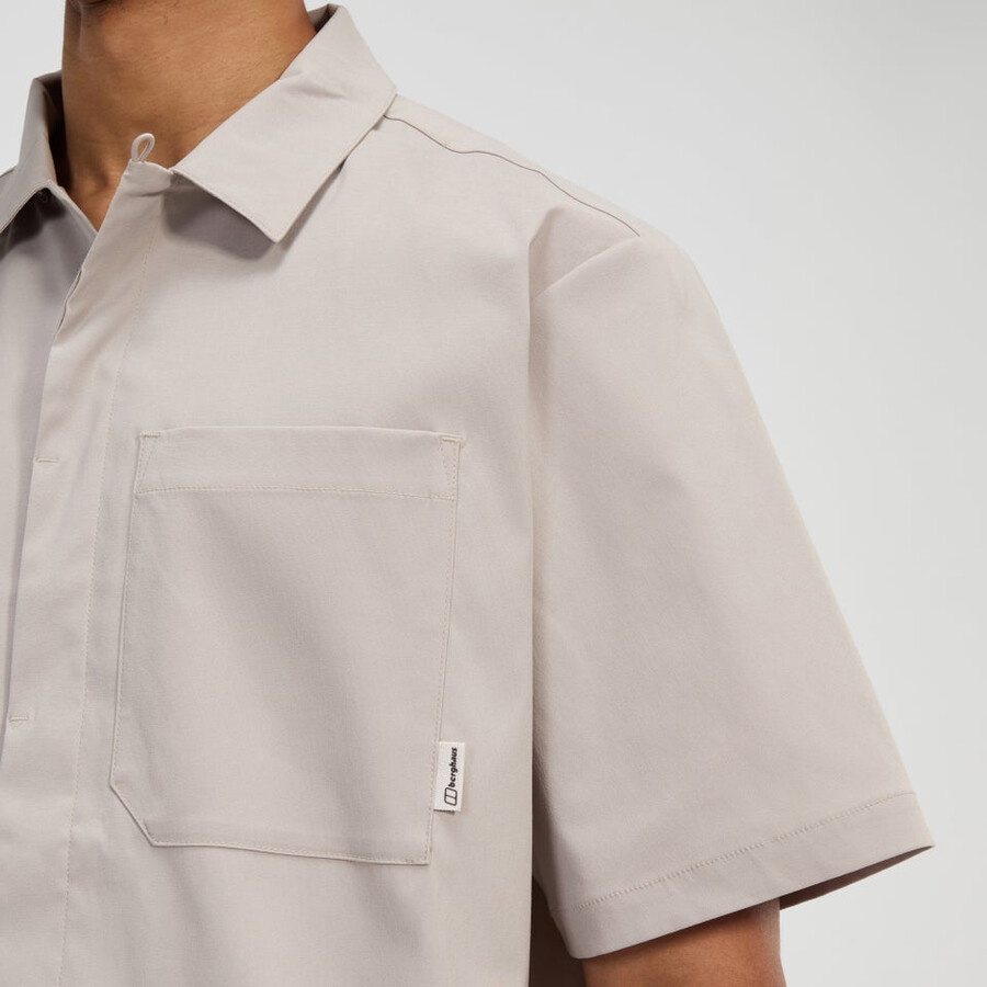 mens explorer ss overshirt - grey berghaus