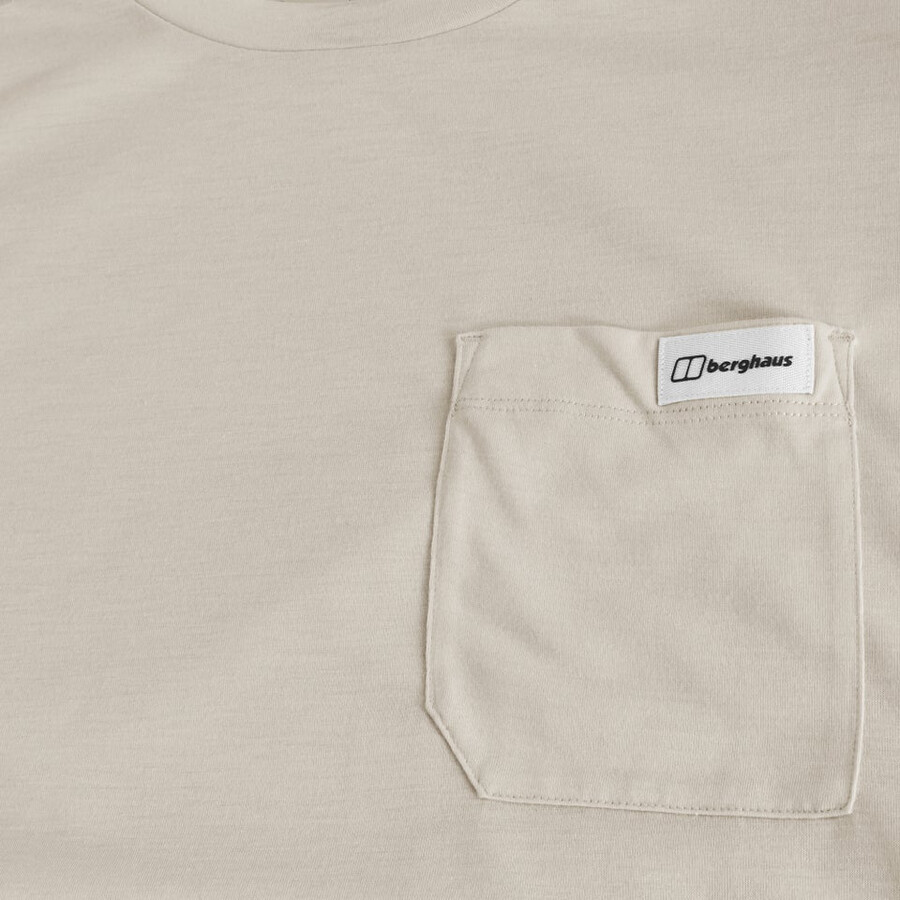 mens relaxed short sleeves tech tee - grey berghaus