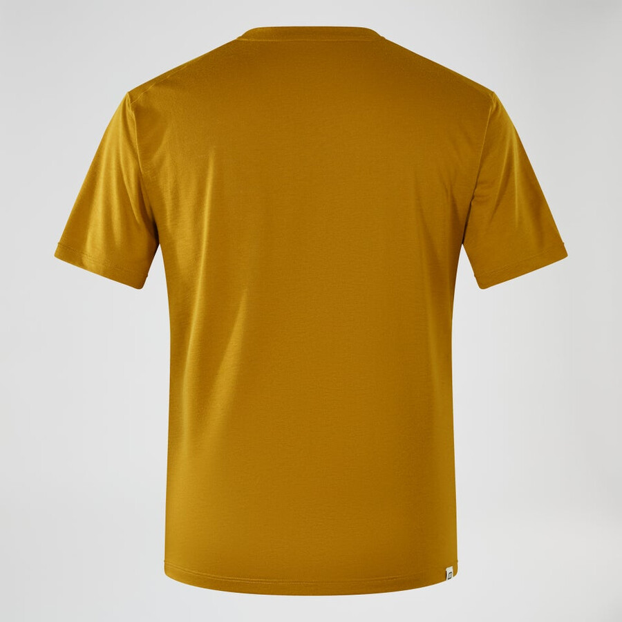mens relaxed short sleeve tech tee - brown berghaus
