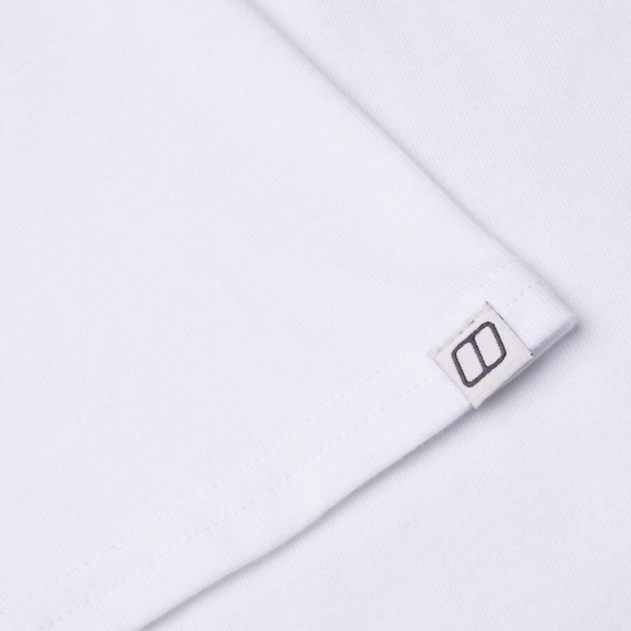 mens berghaus class logo tee - white berghaus