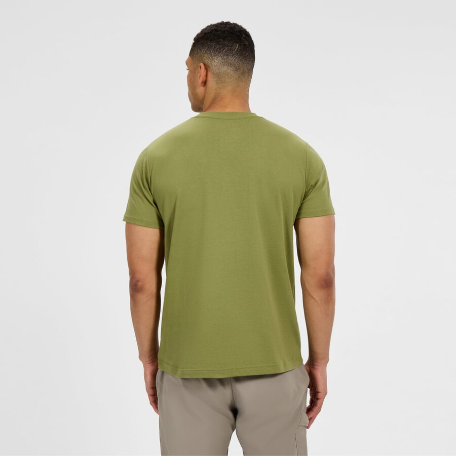 mens class logo tee - green berghaus