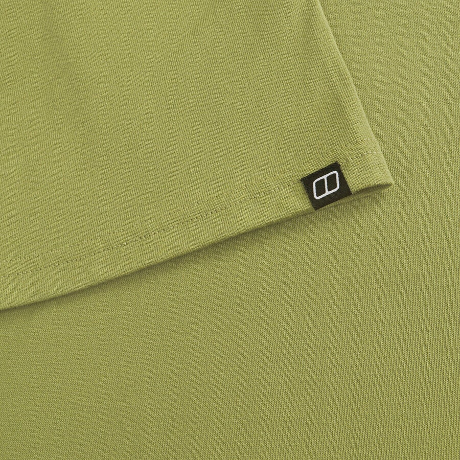 mens class logo tee - green berghaus