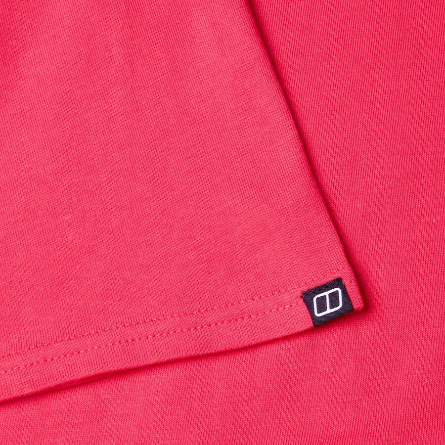 mens everyday elements short sleeve tee - pink berghaus