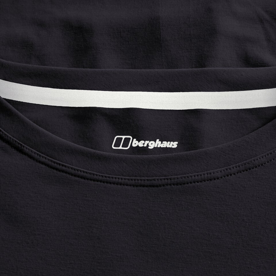 mens delta long sleeve tech tee - black berghaus