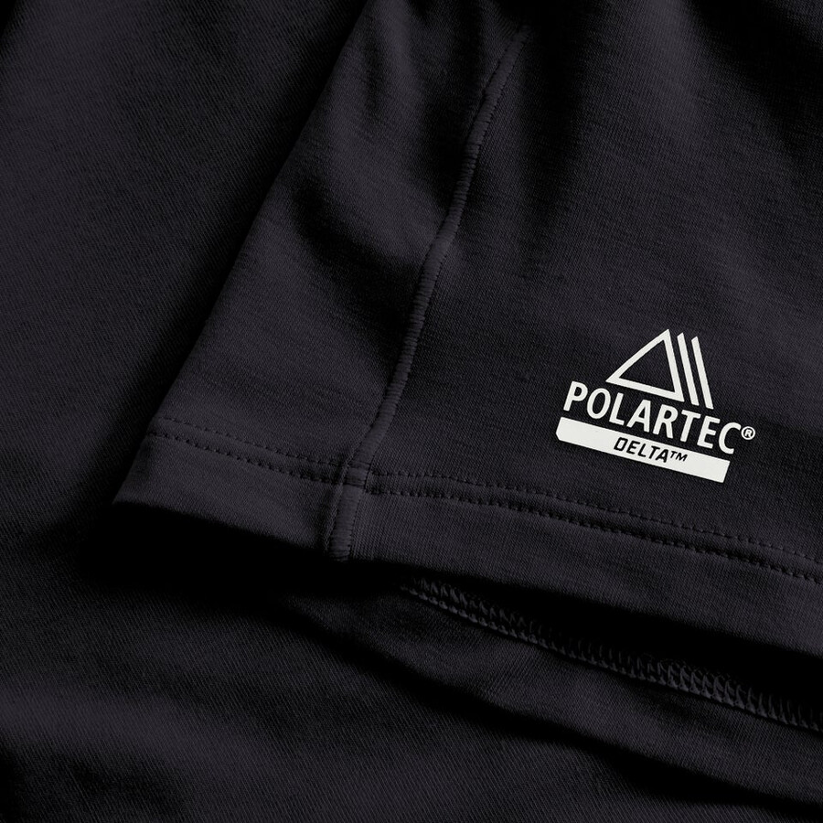 mens delta long sleeve tech tee - black berghaus