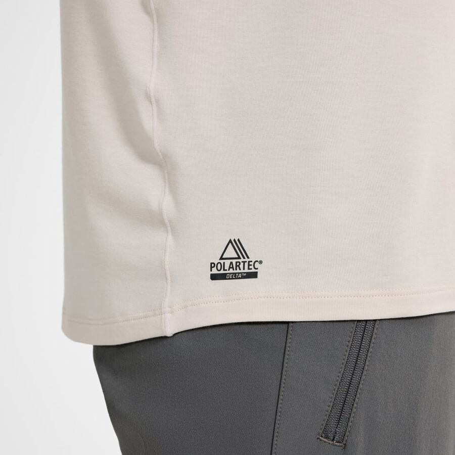 mens delta long sleeve tech tee - grey berghaus