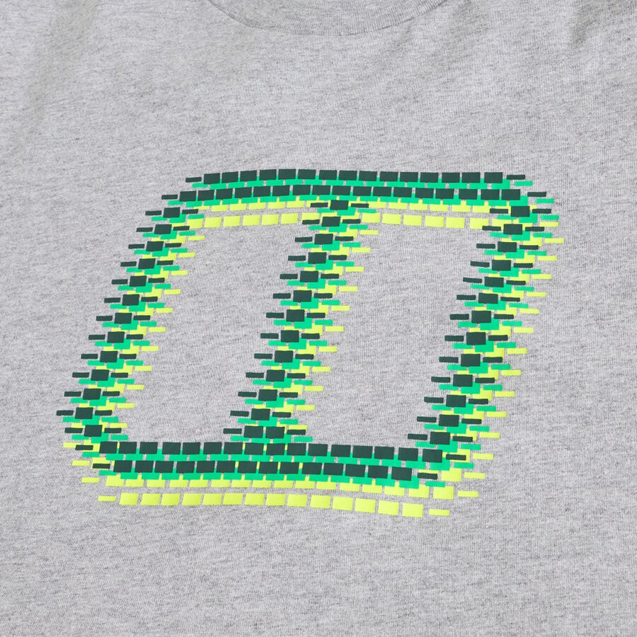 mens glitched blocks tee - grey berghaus