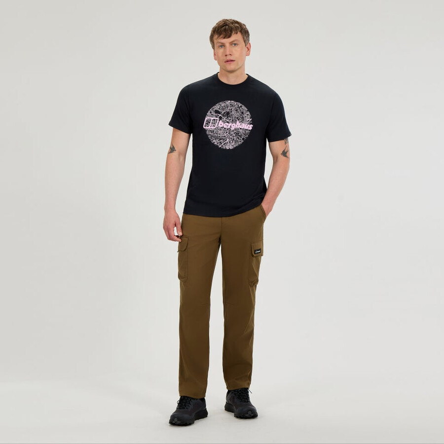 mens map of the toon tee - black berghaus