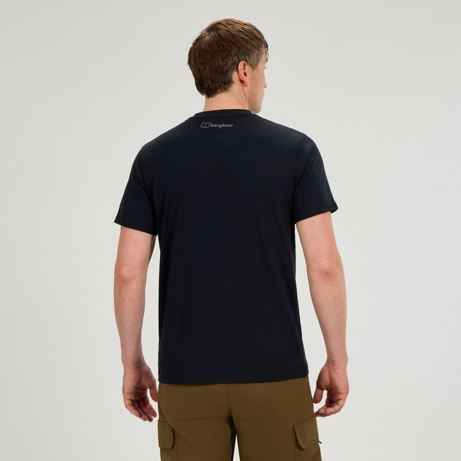 mens map of the toon tee - black berghaus