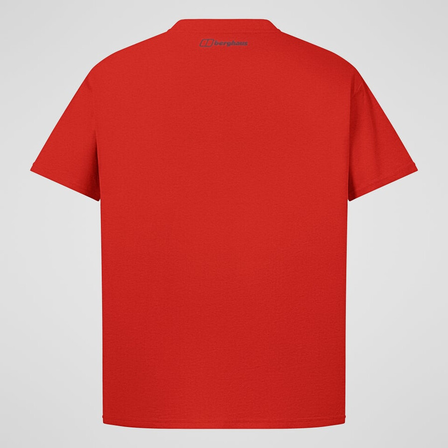 mens map of the toon tee - orange berghaus