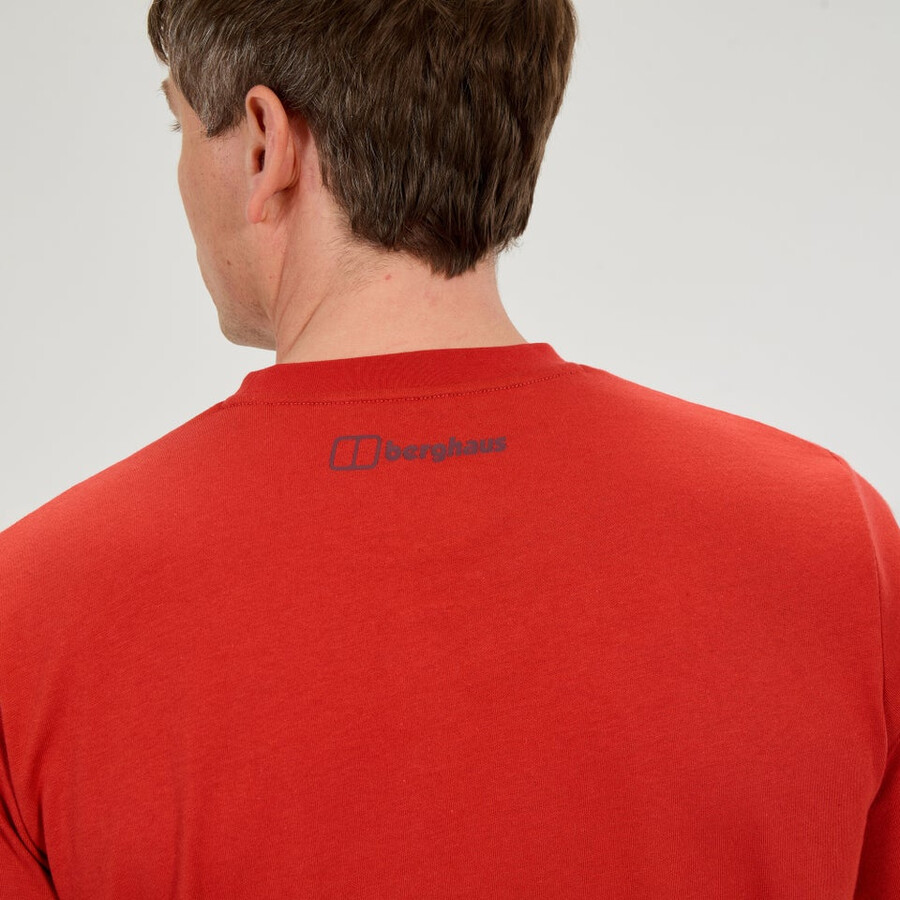 mens map of the toon tee - orange berghaus
