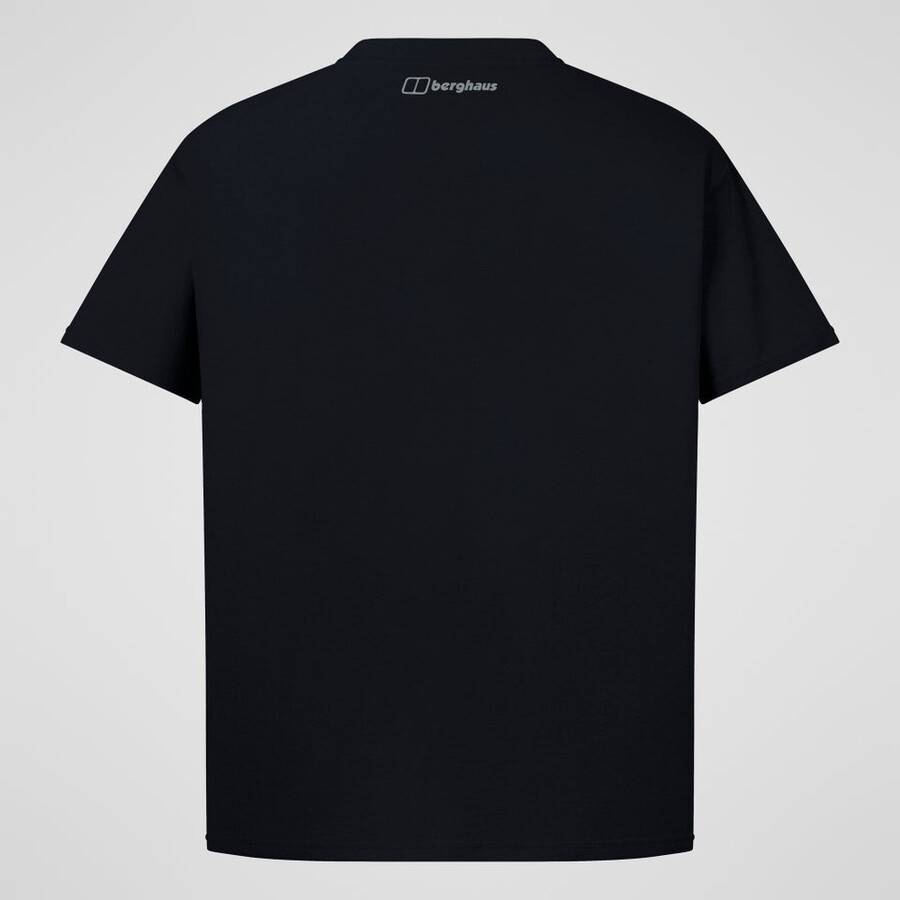 mens high level route tee - black berghaus