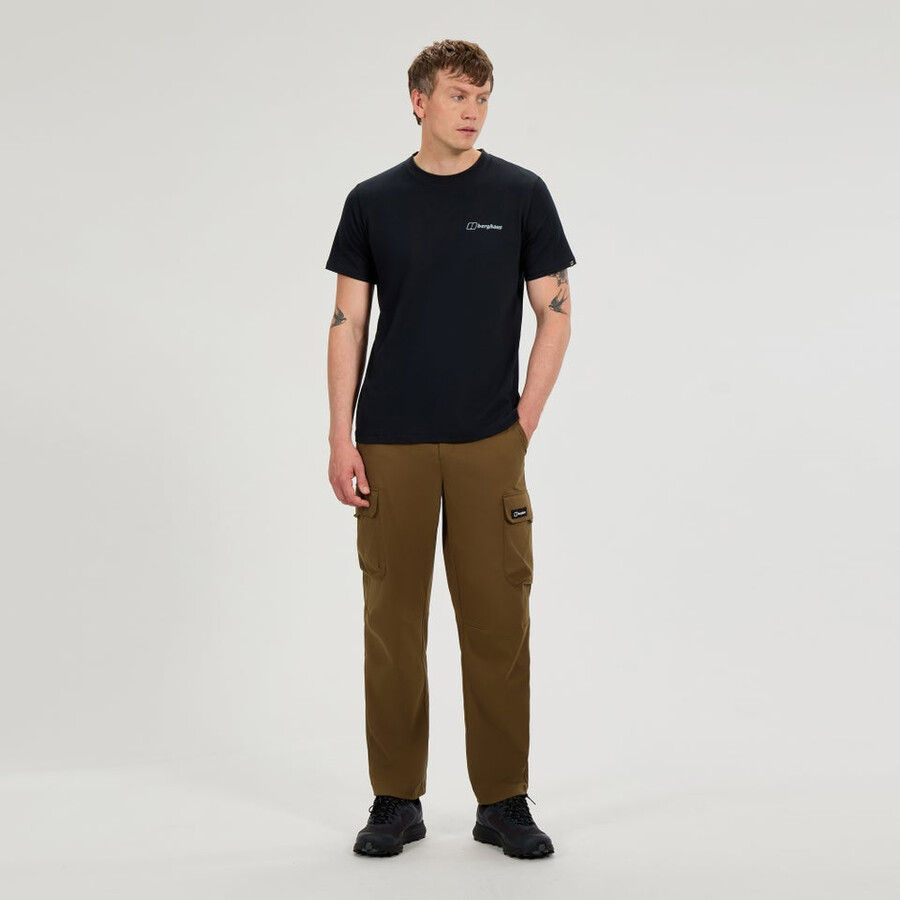 mens coordinates tee - black berghaus