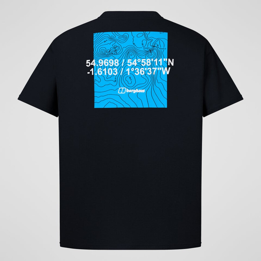 mens coordinates tee - black berghaus