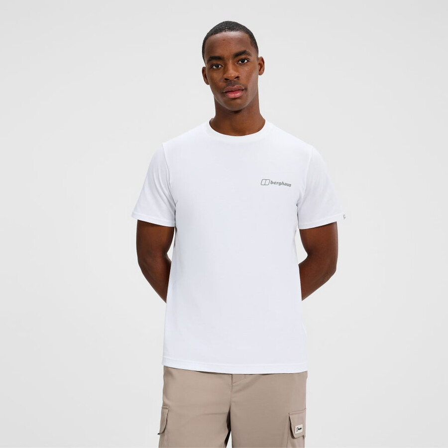 mens coordinates tee - white berghaus