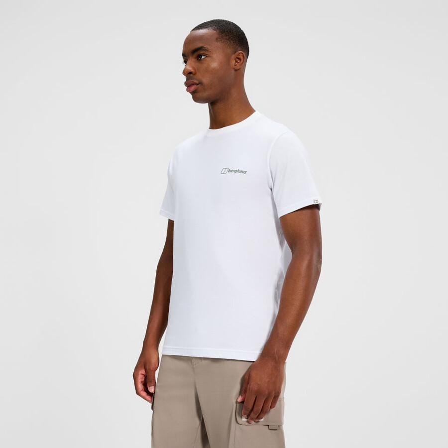 mens coordinates tee - white berghaus