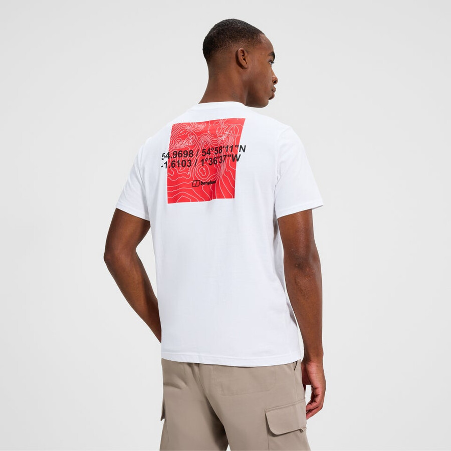 mens coordinates tee - white berghaus