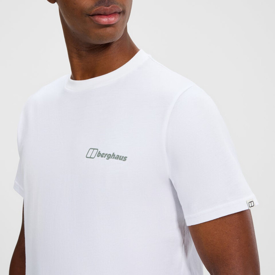mens coordinates tee - white berghaus