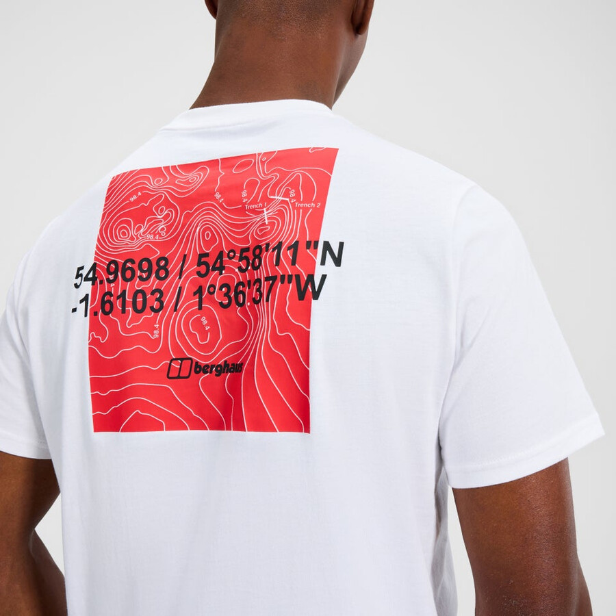 mens coordinates tee - white berghaus