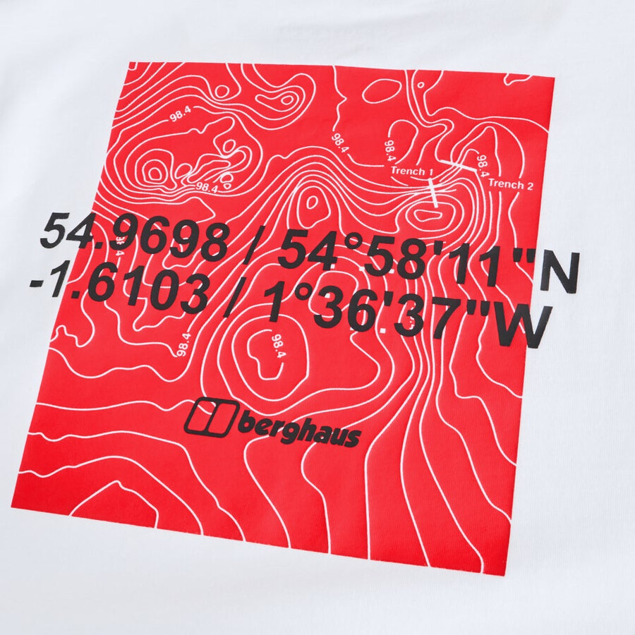 mens coordinates tee - white berghaus