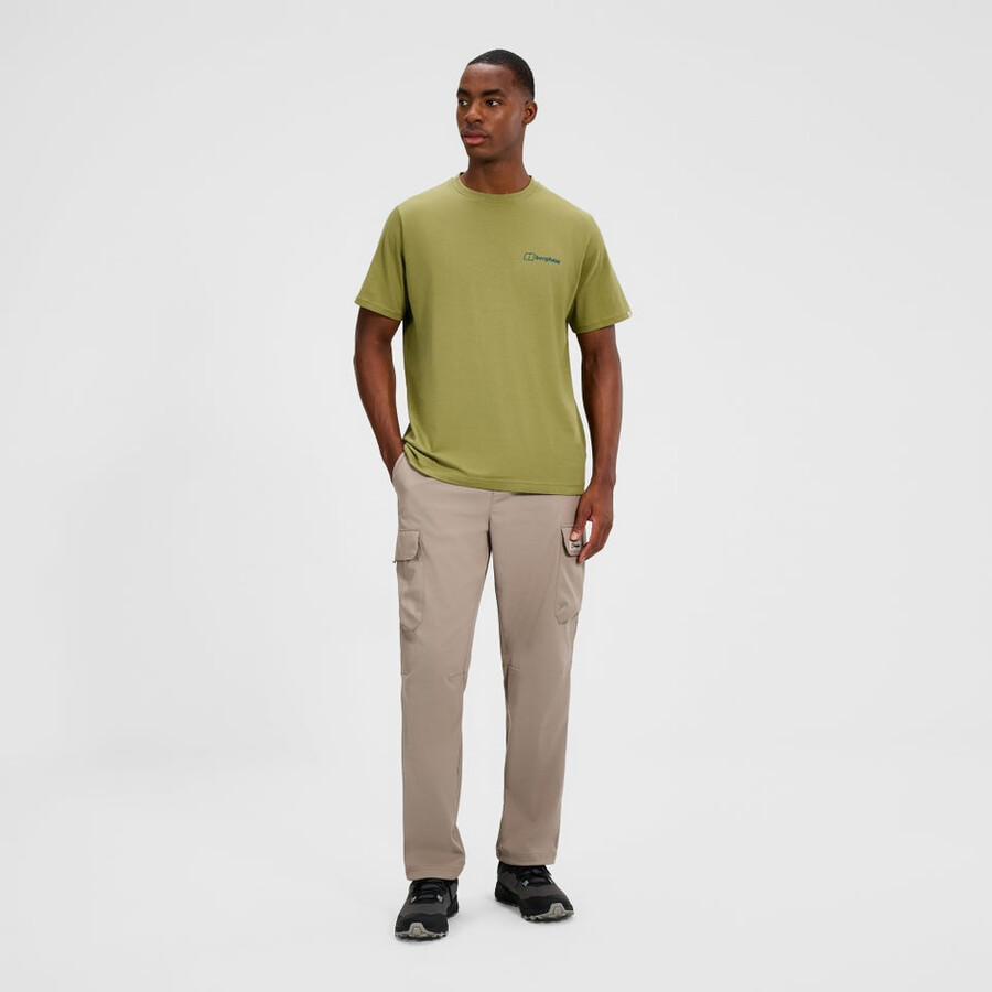 mens coordinates tee - green berghaus